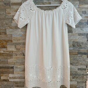 Saks Fifth Avenue White Dress